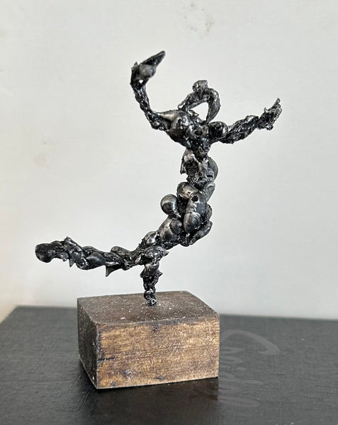 Miniature Metal Sculpture - Dancer in motion