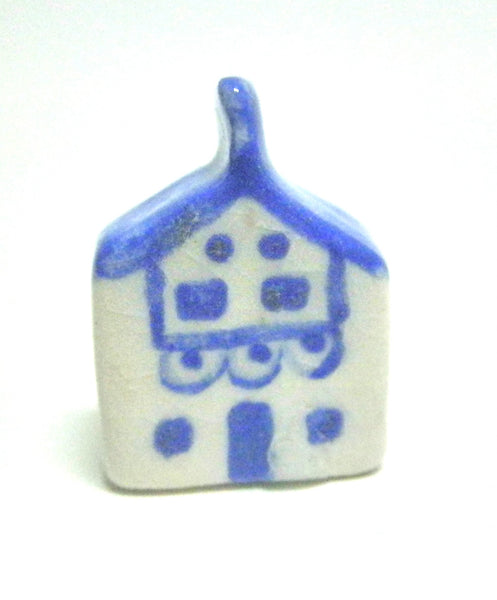 Miniature artist handmade ceramic Dutch cottage k