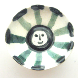 Miniature Picasso inspired ceramic bowl