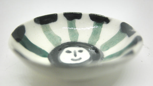 Miniature Picasso inspired ceramic bowl