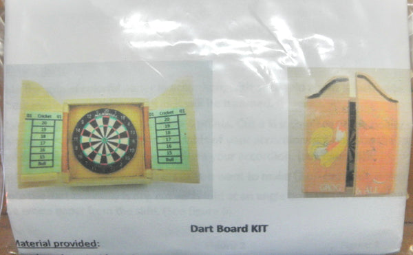 Miniature dart board KIT 1/12th