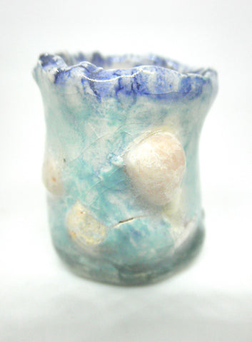 Miniature OOAK ceramic artistic round