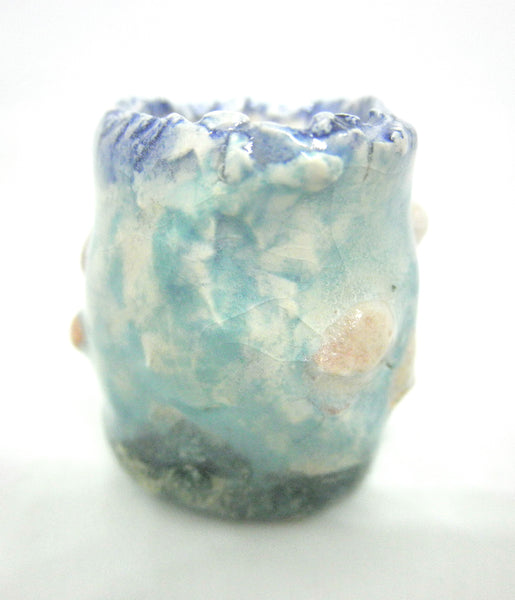 Miniature OOAK ceramic artistic round