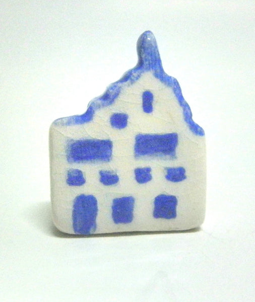 Miniature artist handmade ceramic Dutch cottage N