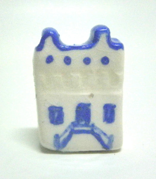 Miniature artist handmade ceramic Dutch cottage O