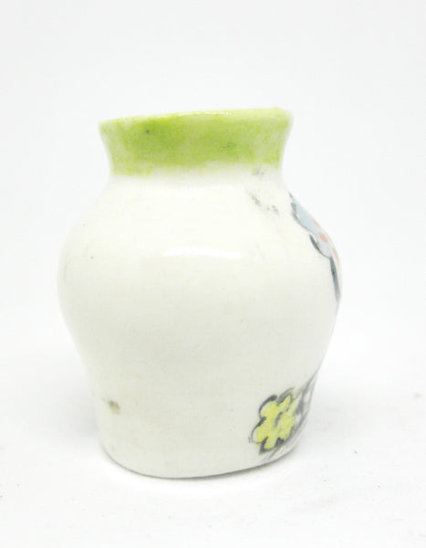 Miniature Clarisse Cliff inspired ceramic big vase