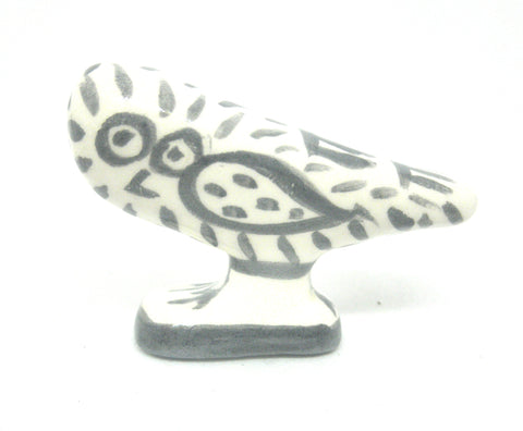 Miniature Picasso inspired ceramic sculpture - owl C (Copy)