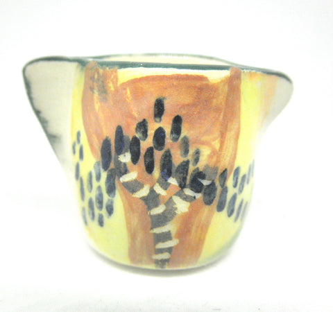 Miniature Clarisse Cliff inspired ceramic Pitcher