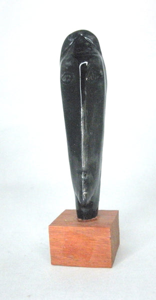 Miniature ceramic sculpture Modigliani inspired ceramic modern sculpture in black (Copy)