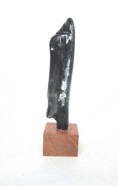 Miniature ceramic sculpture Modigliani inspired ceramic modern sculpture in black (Copy)