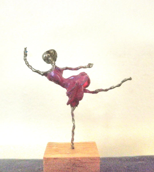 Miniature Metal Sculpture - Ballerina