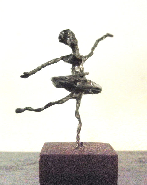 Miniature Metal Sculpture - Dancer in motion