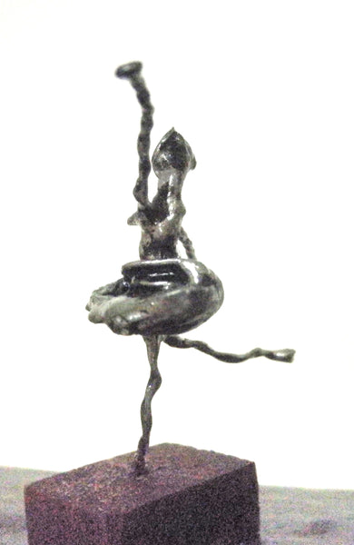 Miniature Metal Sculpture - Dancer in motion