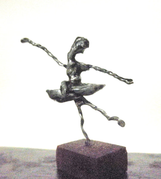 Miniature Metal Sculpture - Dancer in motion