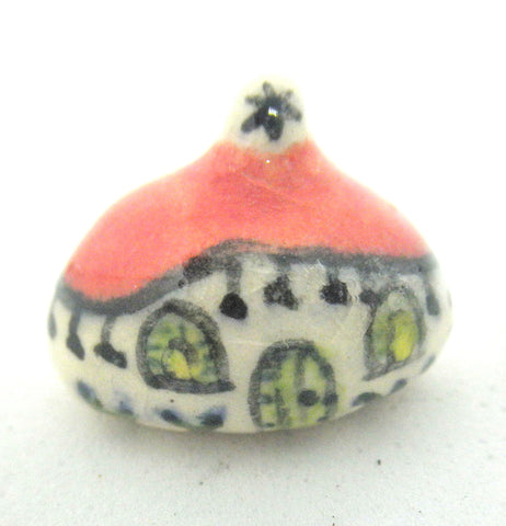 Fairy Tale cottage - white with red roof