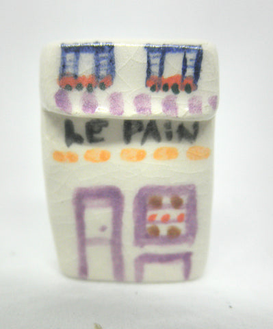 Ceramic French cottage/shop - Baker's shop