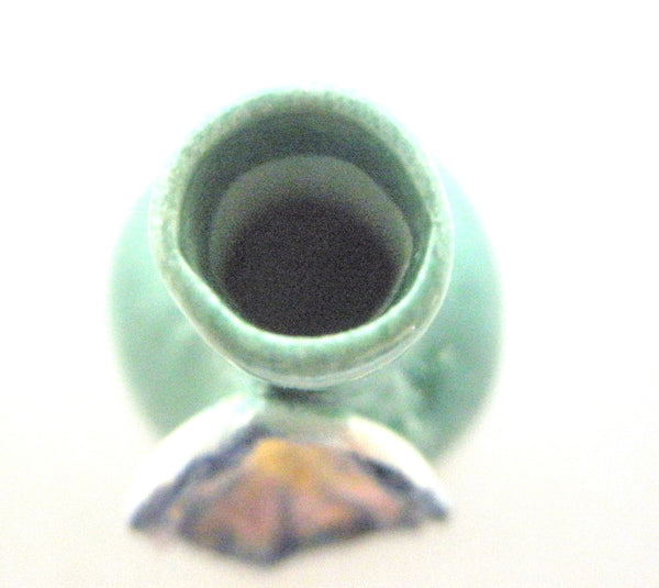 Miniature ceramic vase - morning glory