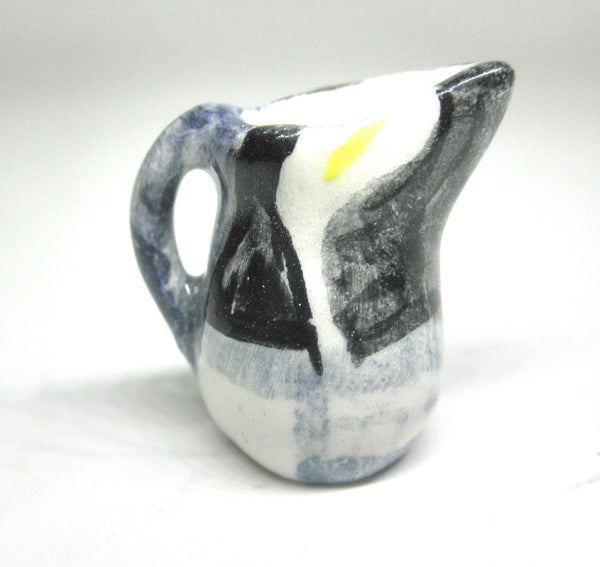 Miniature Picasso inspired pitcher - lilies