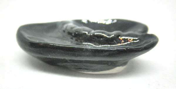 Miniature mid-century wide ashtray - lack