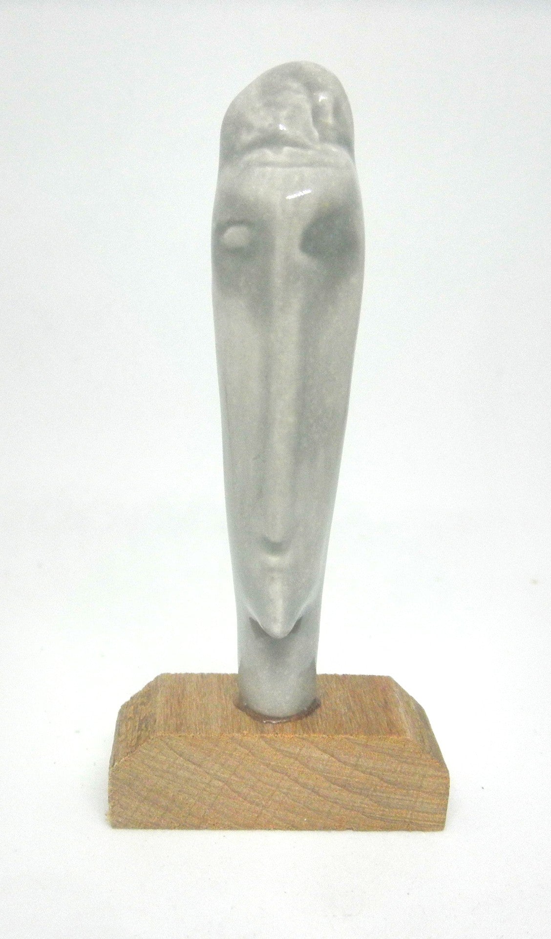 Miniature Modigliani inspired ceramic modern sculpture