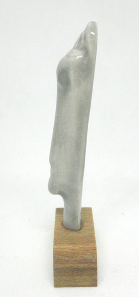 Miniature Modigliani inspired ceramic modern sculpture