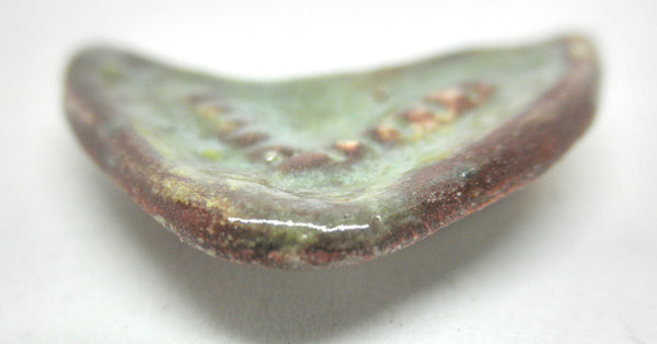 Miniature mid-century boomerang ashtray - Brown