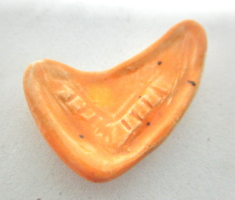 Miniature mid-century boomerang ashtray - Orange