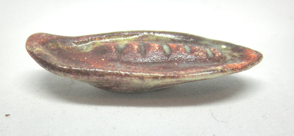 Miniature mid-century elongated ashtray - Brown