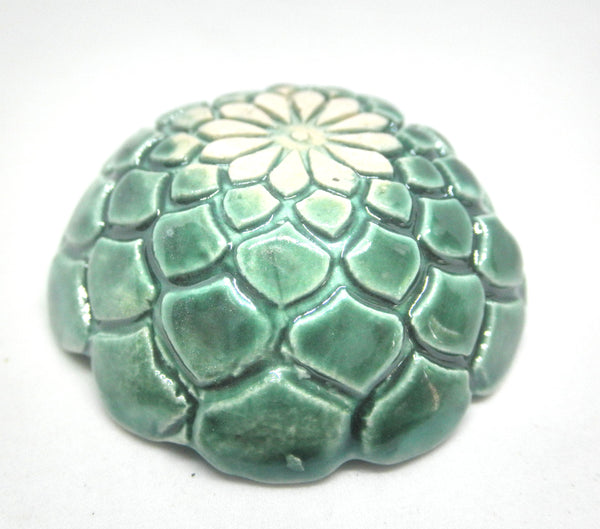 Miniature artist OOAK ceramic bowl with textured outside