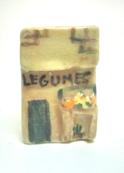 Miniature Ceramic French shop - Produce shop