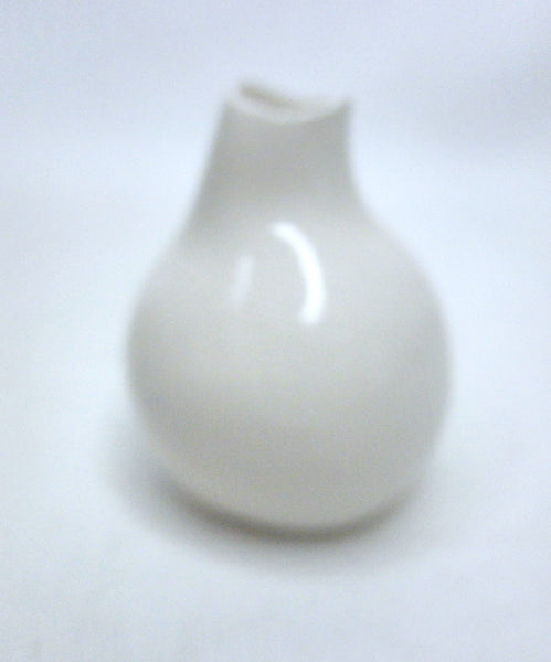 Miniature vase black and teal