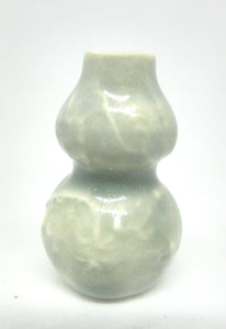 Dollhouse Miniature ceramic celadon gourd vase