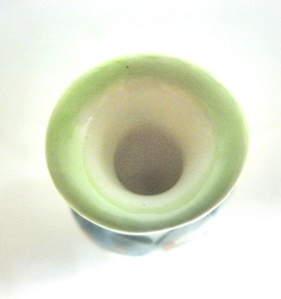 Miniature Clarisse Cliff inspired ceramic big vase