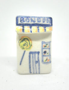 Ceramic French cottage - Candy shop