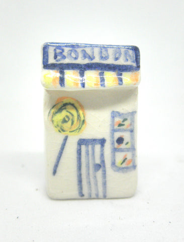 Ceramic French cottage - Candy shop