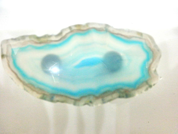 Agate coffee/occasional table blue 1/12th scale #8