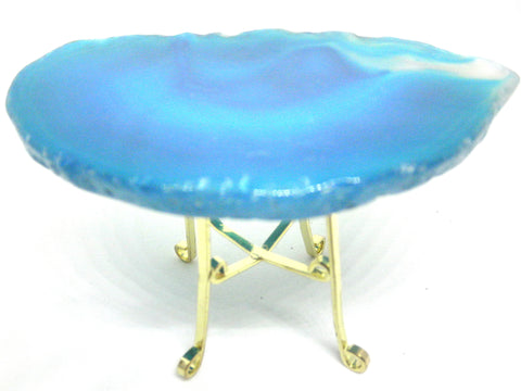Agate coffee/occasional table blue 1/12th scale #7