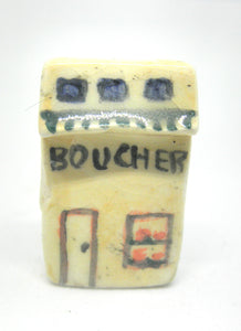 Ceramic French cottage - Butcher shop