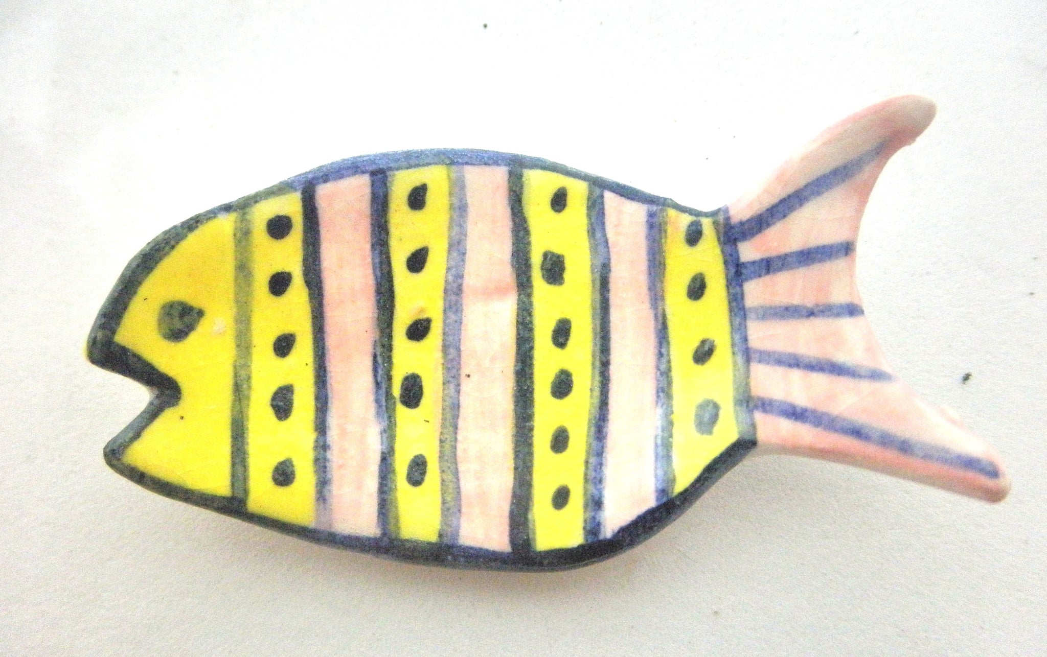 Miniature oval fish serving dish
