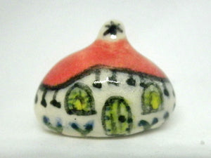 Fairy Tale cottage - white with red roof