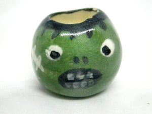 Miniature Halloween green monster