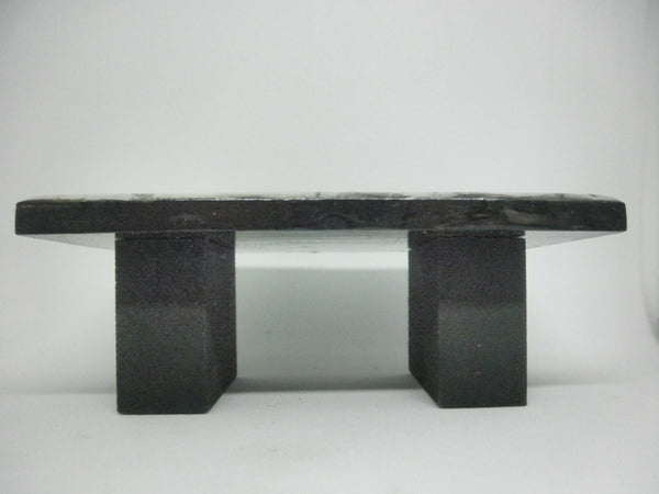 Miniature resin coffee table black and white 1/12th scale