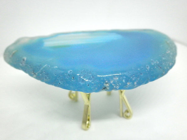 Agate coffee/occasional table blue 1/12th scale #6