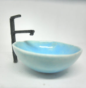 Vessel sink 1/12th blue
