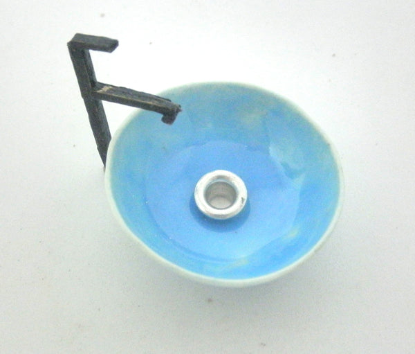 Vessel sink 1/12th blue