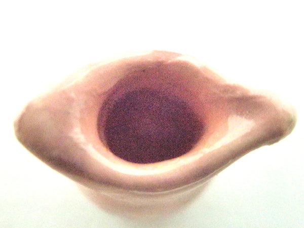 Miniature ceramic pitcher pink