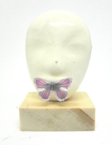 Miniature ceramic sculpture - silence of the lamb #2