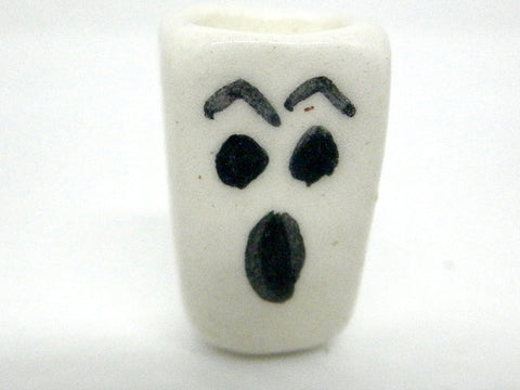 Miniature Ceramic Halloween spooky vase