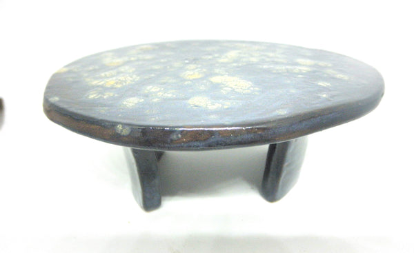 Ceramic coffee table black 1/12th scale