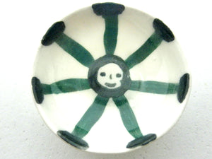 Miniature Picasso inspired ceramic bowl